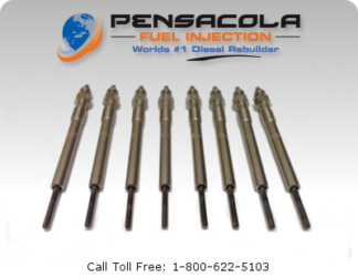 Pensacola Fuel Injection 01-05 GM Chevy 6.6L LB7 LLY Duramax Diesel Glow Plug Set 2029 