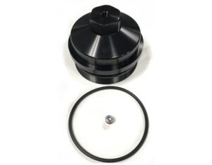 6.4L Billet Fuel Filter Cap Frame Mounted