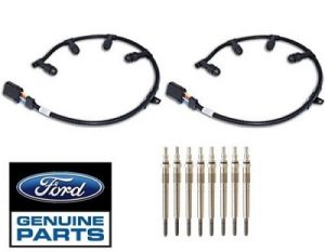 2340 2001-2004.5 LB7 6.6L GM Chevrolet Duramax Diesel Complete Glow Plug Kit