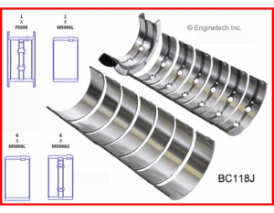 89-24 5.9L/6.7L Dodge Cummins Main Bearings Set